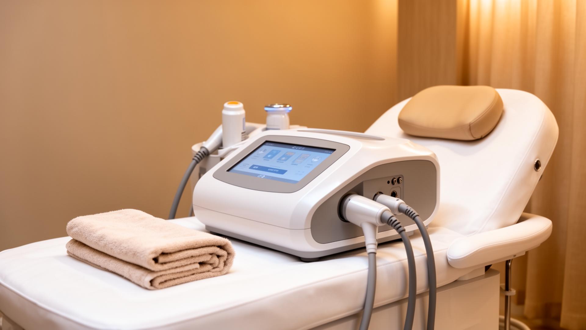 ICE Diode Quattro laserontharing toestel in behandelkamer